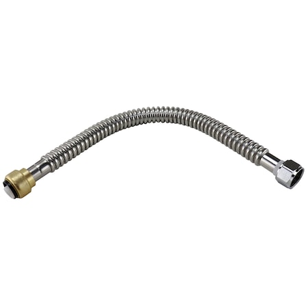 Apollo 3/4 in. Push-to-Connect x 3/4 in. Female Pipe Thread x 18 in. CSST Water Heater Connector FSBCSST34F18